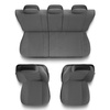 Capas de carro universais para Audi A3 8L, 8P, 8V (1996-2019) - cinza
