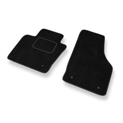 Tapetes de veludo para carros Audi Q3 I 8U SUV (2011-2018) - Tapetes para carros preta