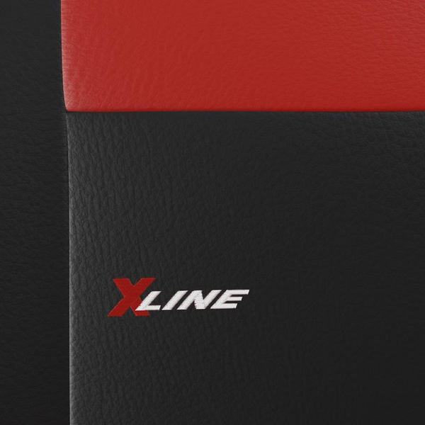 Capas de carro universais para Seat Altea (2004-2015) - vermelho