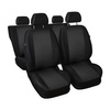 Conjunto de capas para bancos de carro Fiat Panda II Classic Hatchback, Van (2003-2012) - preto