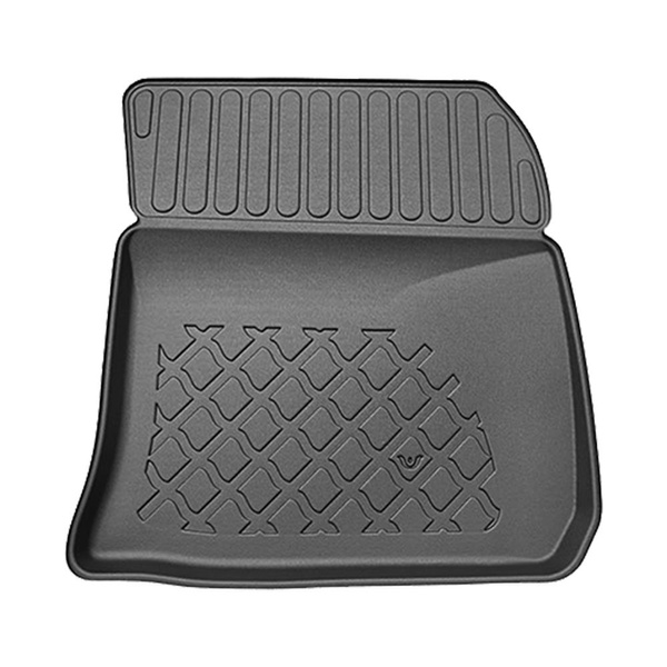 Conjunto de tapetes de bagageira e tapetes de carro feitos sob medida para Fiat 600e Hatchback (09.2023-....) - parte inferior do porta-malas; sem base móvel de porta-malas