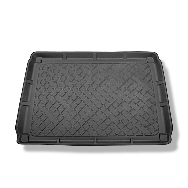 Tapete para a bagageira projetado para Peugeot Partner II Van (2008-08.2018) - 5 lugares; não para carga/entrega