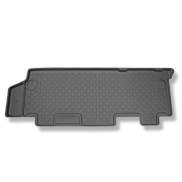 Tapetes TPE para Volkswagen Caravelle T5, T6, T6.1 Van (2003-2024) - costas completas 2ª fileira (T - 2ª fileira)