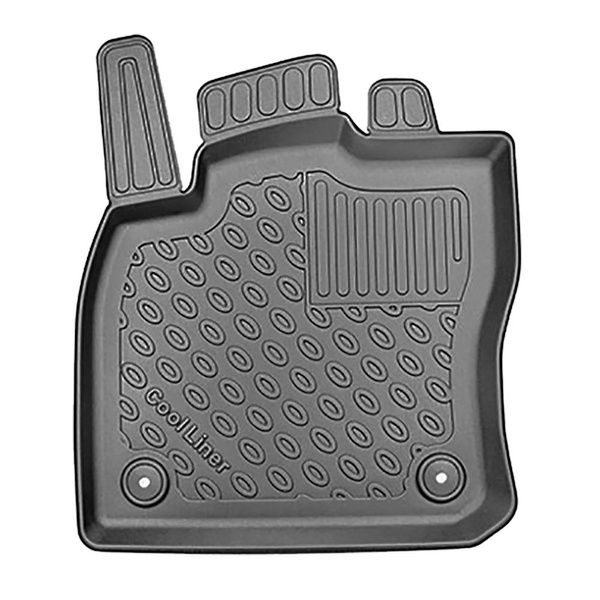 Conjunto de tapetes de bagageira e tapetes de carro feitos sob medida para Volkswagen Caddy V Maxi Van (11.2020-....) - 5 ou 7 lugares; sem terceira fileira