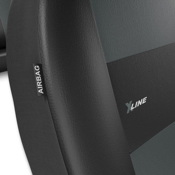 Capas de carro universais para Ford Kuga I, II, III (2008-....) - cinza