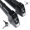 Porta-esquis de tejadilho - Ski rack M-7705 - preto - para 5 pares de esquis ou 4 pranchas de snowboard
