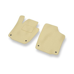 Tapetes de veludo para carros SEAT Toledo IV Liftback (2012-2018) - Tapetes para carros bege