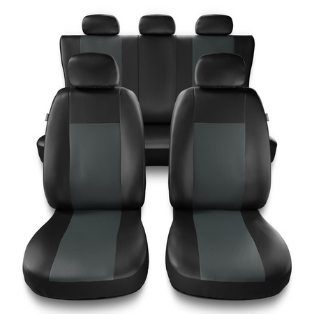 Capas de carro universais para Volkswagen Passat B4, B5, B6, B7, B8 (1993-2019) - cinza