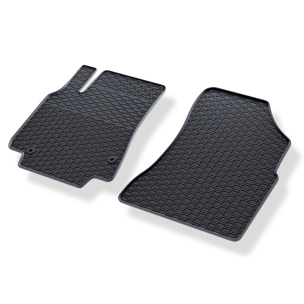 Tapetes de borracha para automóveis Citroen Berlingo II Van (2008-2018) - preto - 2 pcs.