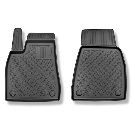 Tapetes TPE para Tesla Model X SUV (10.2016-....) - 6/7 lugares; conjunto dianteiro