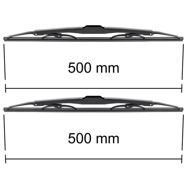 Escovas limpa-vidros para pára-brisas para Renault Maxity Caminhão (2008-2014) - standard