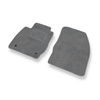 Tapetes de veludo para carros Ford Fiesta VI Hatchback, Van (2008-2012) - Tapetes para carros cinza