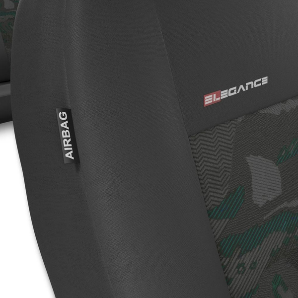 Capas de carro universais para Dacia Sandero I, II, III (2008-....) - verde