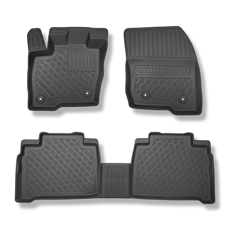 Tapetes TPE para Ford Galaxy III Minivan (12.2015-10.2022) - 5 ou 7 lugares; sem terceira fileira