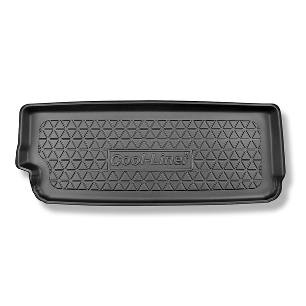 Tapete para a bagageira projetado para Tesla Model X SUV (10.2016-12.2020) - 6/7 lugares; para o espaço atrás da terceira fileira de assentos