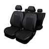 Conjunto de capas para bancos de carro Ford Mondeo III Hatchback, Combo, Sedan (2000-2007) - preto