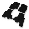 Tapetes de veludo para carros Chevrolet TrailBlazer II (2002-2009) - Tapetes para carros preta