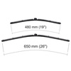 Escovas limpa-vidros para pára-brisas para Ford Mondeo IV Hatchback, Combo, Sedan (02.2007-12.2014) - planas