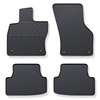 Tapetes de borracha para automóveis Volkswagen Golf VII Hatchback, Variant (2012-2020) - preto - 4 pcs.