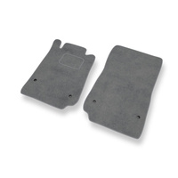 Tapetes de veludo para carros Mercedes-Benz SLK R170 (1996-2004) - Tapetes para carros cinza