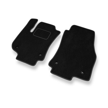Tapetes de veludo para carros Opel Zafira B (2005-2012) - Tapetes para carros preta