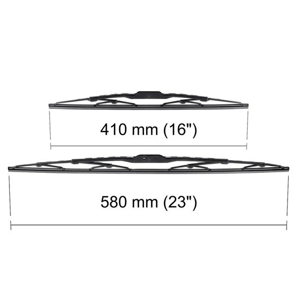 Escovas limpa-vidros para pára-brisas para Fiat Idea Minivan (01.2004-12.2005) - standard