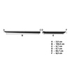 Fitas laterais compatíveis com Honda Accord Tourer, Sedan (2008-2011) - (comprimento dos protetores: 1000mm; 647mm)