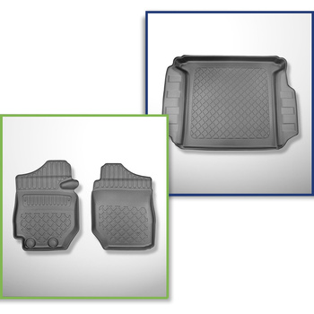 Conjunto de tapetes de bagageira e tapetes de carro feitos sob medida para Suzuk