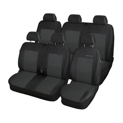 Conjunto de capas para bancos de carro Peugeot Boxer II Van (2006-2014) 7 lugares - E1