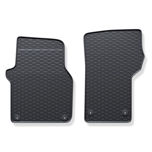 Tapetes de borracha para automóveis Volkswagen Crafter II (2017-....) - preto