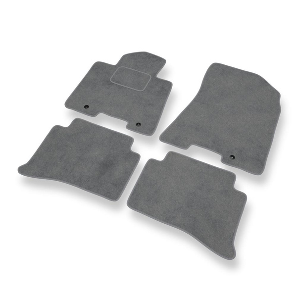 Tapetes de veludo para carros Hyundai Tucson III SUV (2015-2020) - Tapetes para carros cinza