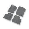 Tapetes de veludo para carros Mercedes-Benz Classe M W164 SUV (2005-2011) - Tapetes para carros cinza