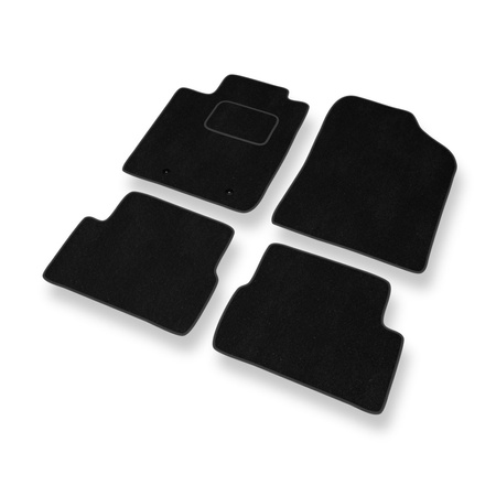 Tapetes de veludo para carros Toyota Celica VII (1999-2006) - Tapetes para carros preta