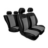 Conjunto de capas para bancos de carro Seat Leon I Hatchback (1999-2005) - cinza