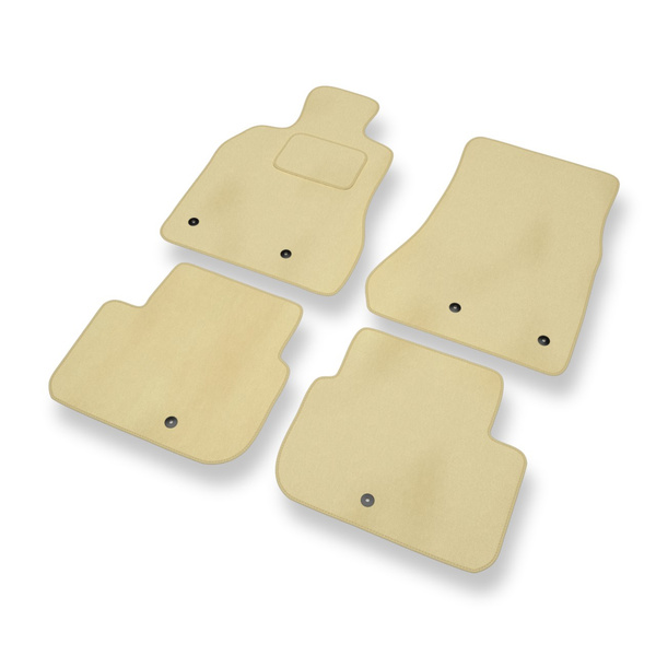 Tapetes de veludo para carros Lexus GS II Sedan (1997-2004) - Tapetes para carros bege