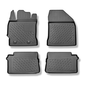 Tapetes TPE para Toyota Auris II Hatchback (12.2015-10.2022) - também com tração híbrida