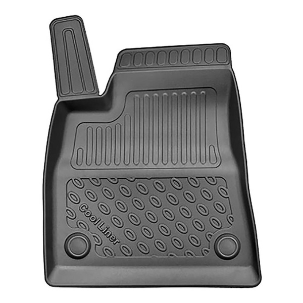 Conjunto de tapetes de bagageira e tapetes de carro feitos sob medida para Tesla Model 3 Sedan (07.2017-06.2020) - porta-malas dianteiro; tração em 2 e 4 rodas