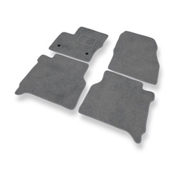 Tapetes de veludo para carros Ford Transit Connect Van (2014-2023) 5-lugares - Tapetes para carros cinza