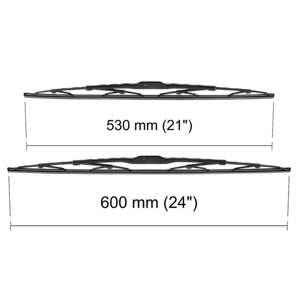 Escovas limpa-vidros para pára-brisas para Volvo XC70 I Crossover (2000-2004) - standard