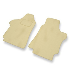 Tapetes de veludo para carros Hyundai H-1 II Van (2008-2021) - Tapetes para carros bege