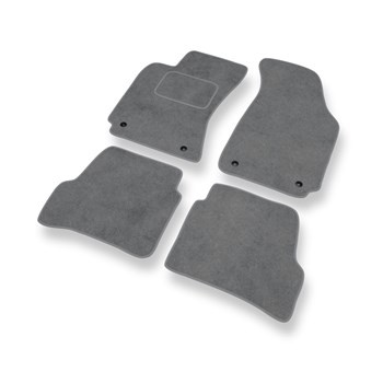 Tapetes de veludo para carros Volkswagen Passat B5 (1996-2005) - Tapetes para carros cinza