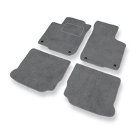 Tapetes de veludo para carros Volkswagen New Beetle I (1998-2005) - Tapetes para carros cinza