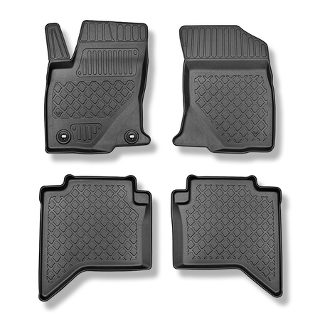 Tapetes TPE para Toyota Hilux VIII Pick-Up (12.2015-10.2022) - cabine dupla