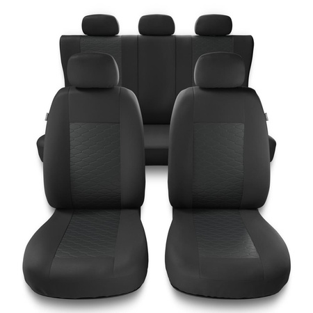Capas de carro universais para Dacia Dokker (2012-2019) - Tipo 3 (cinza)