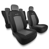 Capas de carro universais para Dacia Dokker (2012-2019) - cinza claro