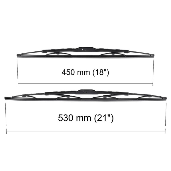 Escovas limpa-vidros para pára-brisas para Suzuki Baleno II Hatchback (03.2016-2019) - standard