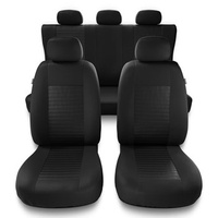 Capas de carro universais para Nissan Qashqai I, II (2007-2019) - Tipo 1 (preto)