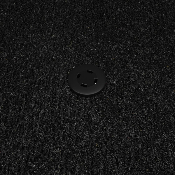 Tapetes de veludo para carros Opel Combo D Van (2011-2018) - Tapetes para carros preta