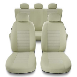 Capas de carro universais para Fiat Linea (2007-2015) - Tipo 2 (bege)