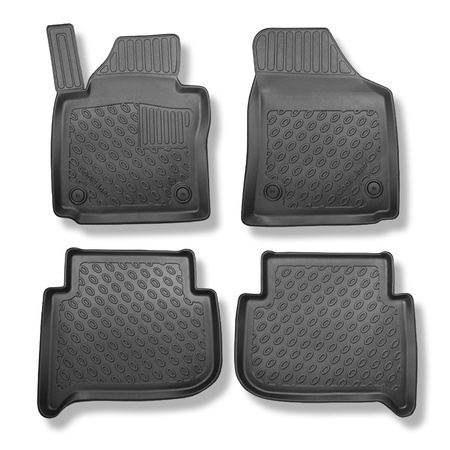 Tapetes TPE para Volkswagen Touran I Minivan (12.2015-10.2022) - 5 ou 7 lugares; sem terceira fileira